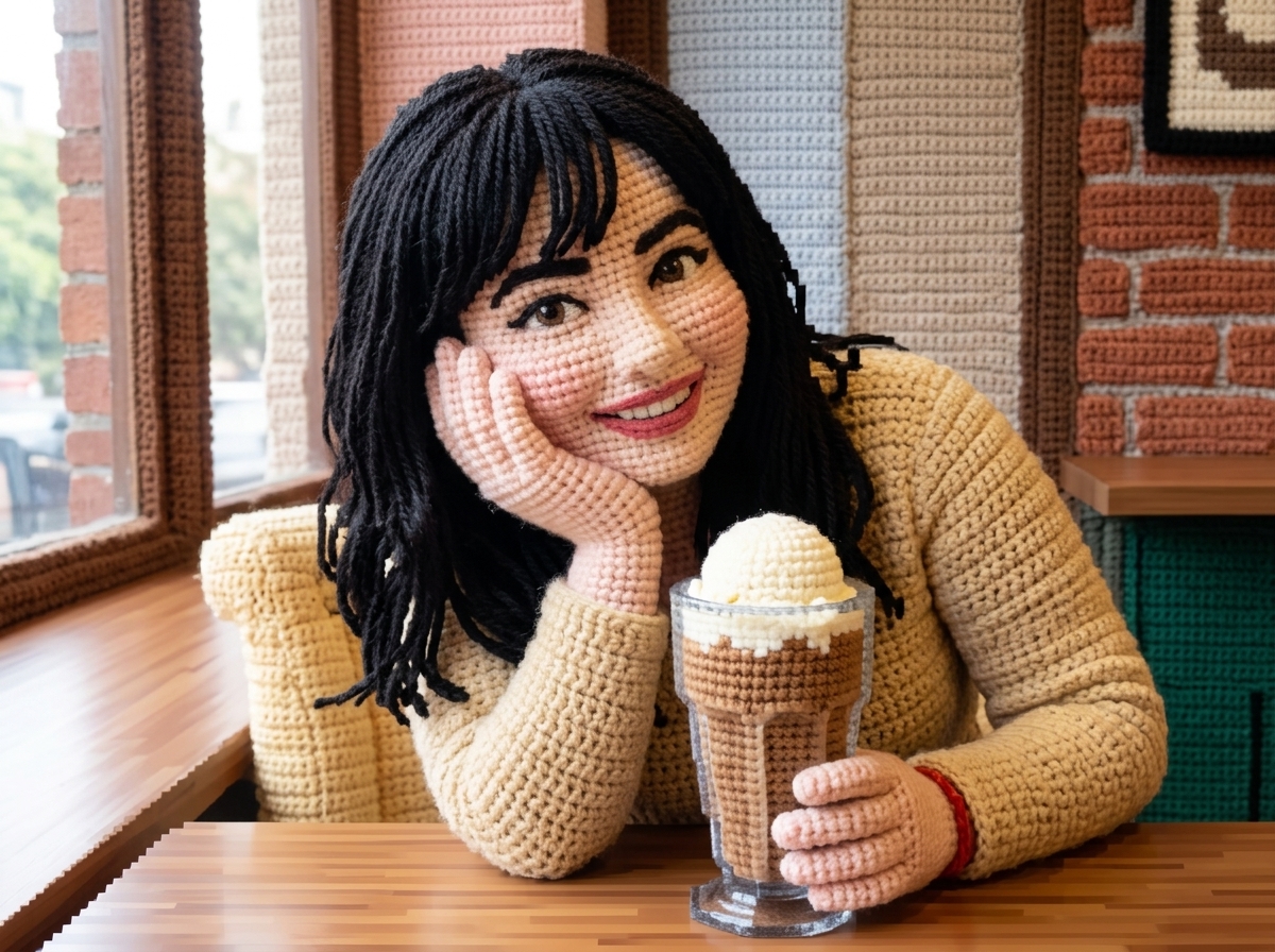 cold coffee + scoop of ice cream